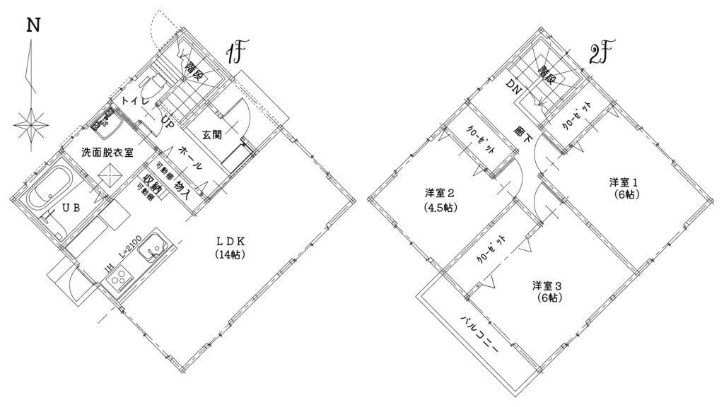 B棟間取り