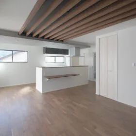 天井アクセントがこだわりのコーディネートです