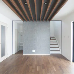 ガラス戸を空けた様子